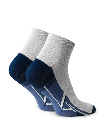 model 18032935 kolor:melanż jasny szary - Steven