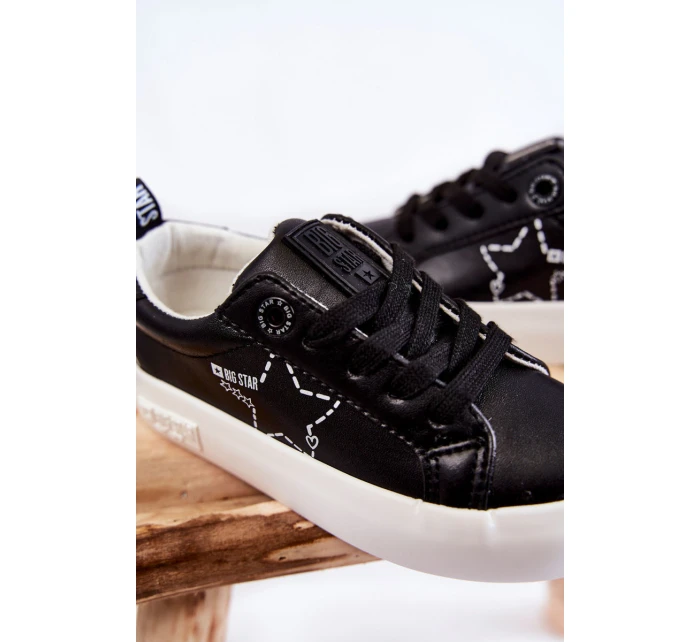 Dětská sportovní obuv Šněrovací Big Star KK374223 Černe Dětská sportovní obuv Šněrovací Big Star KK374223 Černe