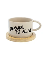 NEBUDU TO DĚLAT - krémový hrníček makronka 200 ml