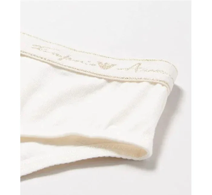 Dámské brazilské kalhotky 2 pack 163337 1A223 - 75910 - zelená/bílá - Emporio Armani Dámské brazilské kalhotky 2 pack 163337 1A223 - 75910 - zelená/bílá - Emporio Armani