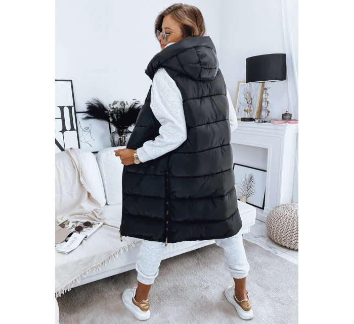 Dámská prošívaná oboustranná vesta MARIET černá FashionStreet TY3161