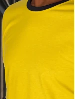 Pánské základní žluté tričko Dstreet model 21988549 - FashionStreet