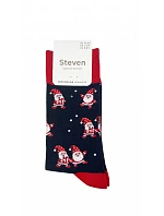 Ponožky Steven, č. 136, vánoční, pánské, velikosti 41–46 Ponožky Steven, č. 136, vánoční, pánské, velikosti 41–46