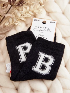 Teplé Černé Ponožky pro Mladé