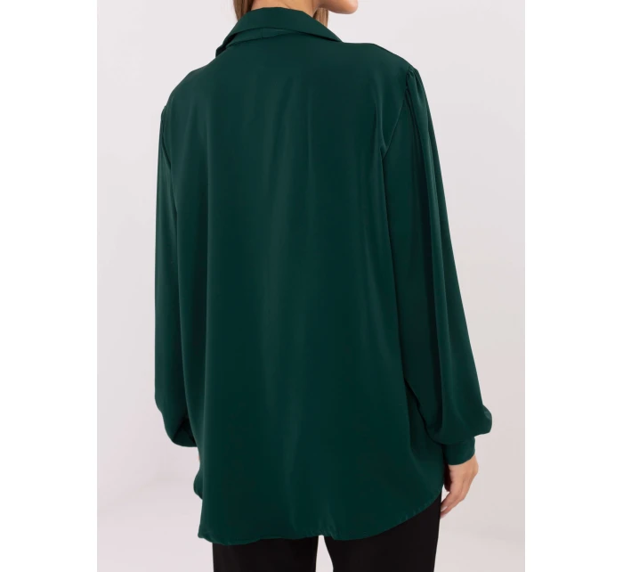 Bluzka IT BZ model 21768546 ciemny zielony - FPrice Bluzka IT BZ model 21768546 ciemny zielony - FPrice