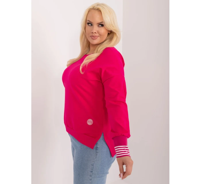 Bluzka RV BZ model 19755288 fuksjowy - FPrice Bluzka RV BZ model 19755288 fuksjowy - FPrice