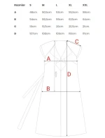 model 21154806 Šaty bez rukávů s volánkovým výstřihem černé - STYLOVE