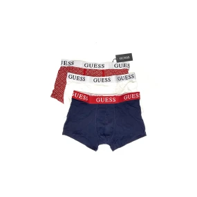 Pánské trenýrky 3 pack - - bílá, červená - Guess model 16206688