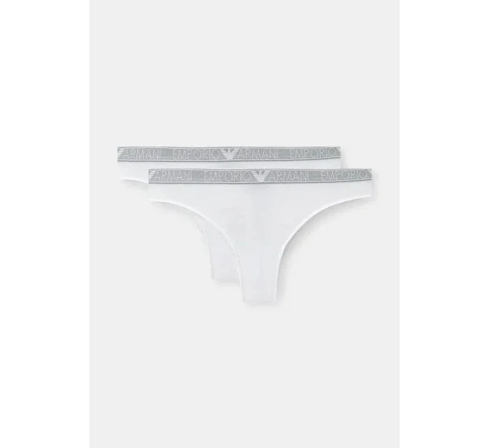 Dámské kalhotky 2Pack 164752 4R223 00010 bílé - Emporio Armani