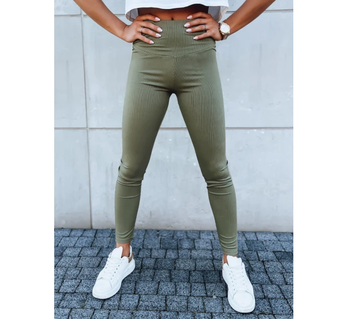 Dámské legíny LOOK ME zelené model 21970775 - Dstreet Dámské legíny LOOK ME zelené model 21970775 - Dstreet