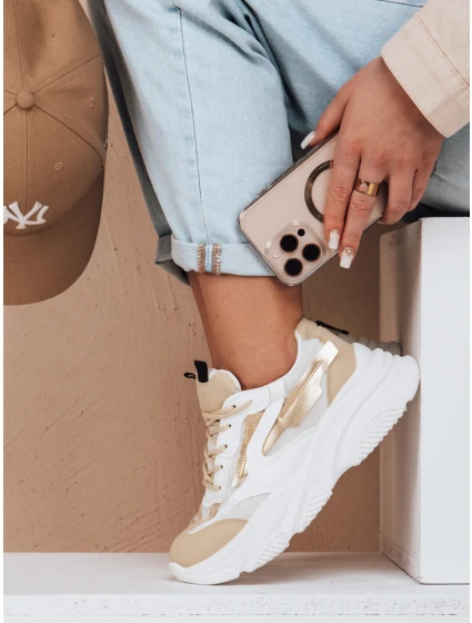 Dámské sportovní tenisky STEPLIFT zlaté FashionStreet ZY0609