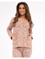 Cornette 482/434 Smile 4 l/r S-2XL dámské rozepínací pyžamo