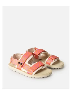 Plážové žabky RIP CURL Newquay Bloom Open Toe-Girl, tyrkysové