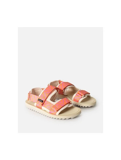 Plážové žabky RIP CURL Newquay Bloom Open Toe-Girl, tyrkysové