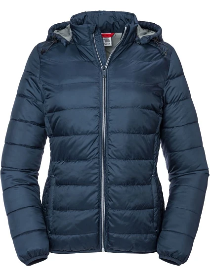 Russell Athletic 440F Dámská Nano bunda s kapucí 10.440F french navy Russell Athletic 440F Dámská Nano bunda s kapucí 10.440F french navy