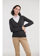 Russell Athletic 715F Dámský pletený cardigan s výstřihem do V 11.715F black Russell Athletic 715F Dámský pletený cardigan s výstřihem do V 11.715F black