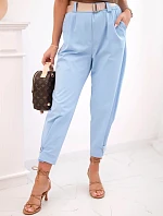 Kalhoty Summer Punto se zapínáním na nohavice modrý