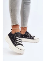 Dámské tenisky na masivní podrážce Big Star model 21653751 Černé - Big Star Shoes Dámské tenisky na masivní podrážce Big Star model 21653751 Černé - Big Star Shoes