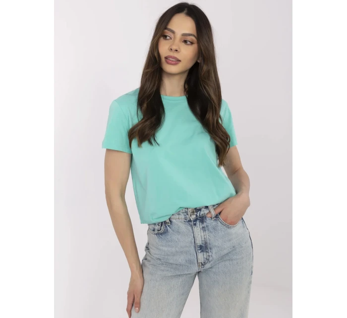 T shirt CLM TS model 21091748 turkusowy - FPrice T shirt CLM TS model 21091748 turkusowy - FPrice