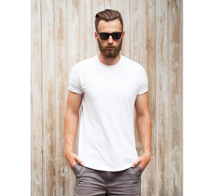 Pánské hladké bílé tričko model 21961967 - Dstreet
