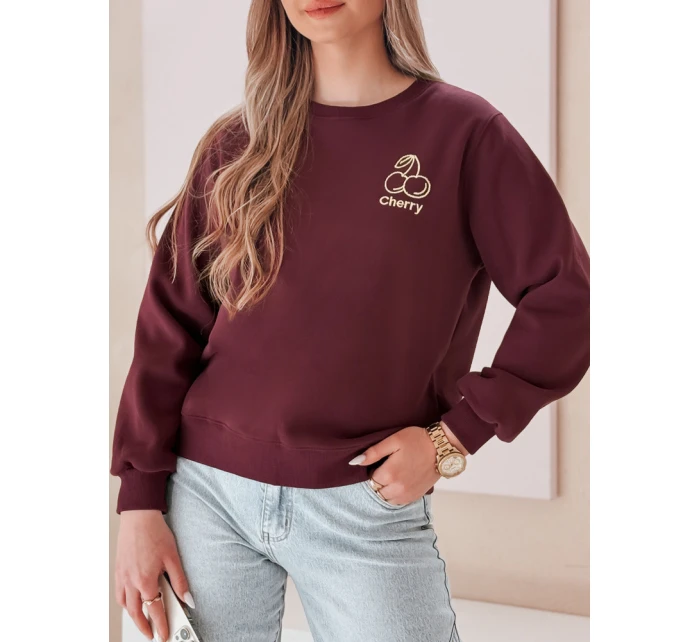 Dámská oversize mikina s výšivkou  Dstreet model 21988017 - FashionStreet