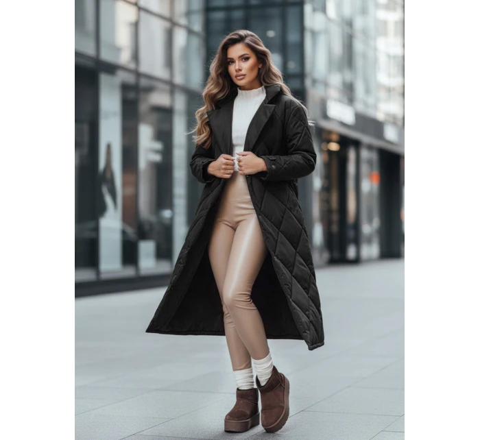 Dámská zimní bunda WARMISSA prošívaná černá FashionStreet TY4916z