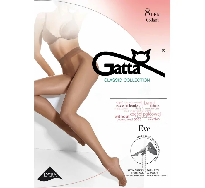 Dámské punčochové kalhoty Gatta Eve 8 den 5-XL Dámské punčochové kalhoty Gatta Eve 8 den 5-XL