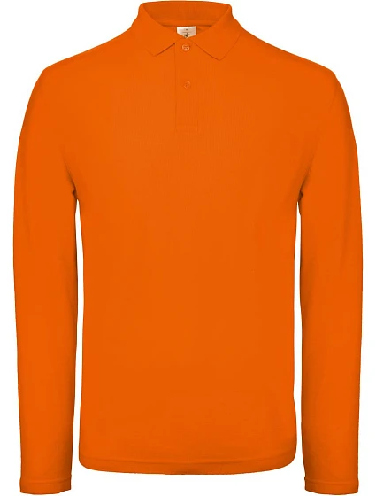 B&C ID.001 LSL Pánské piqué polo s dlouhým rukávem 01.0I12 orange B&C ID.001 LSL Pánské piqué polo s dlouhým rukávem 01.0I12 orange