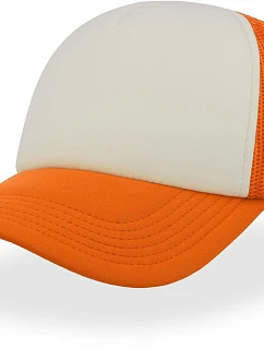 Rapper 5 panelová síťovaná kšiltovka model 22478739 orange fluo - Atlantis Headwear