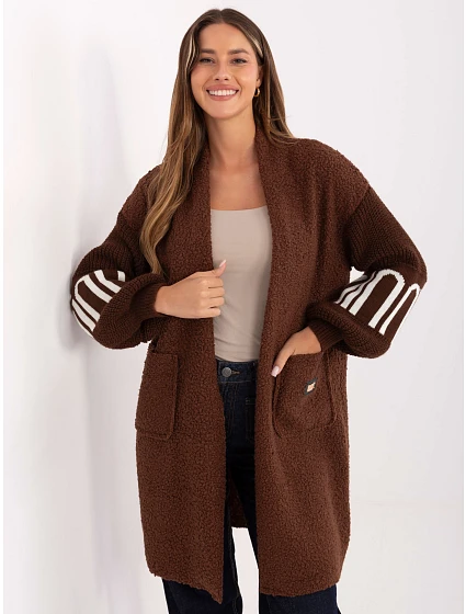 Cardigan IT SW 80678.84 hnědý Cardigan IT SW 80678.84 hnědý