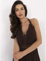 Sukienka MI SK model 21132994 ciemny brązowy - FPrice