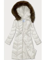 Dámská  bunda pro přechodné období  (LU-2201) ecru - Glakate