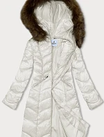 Dámská bunda pro přechodné období (LU-2201) ecru - Glakate