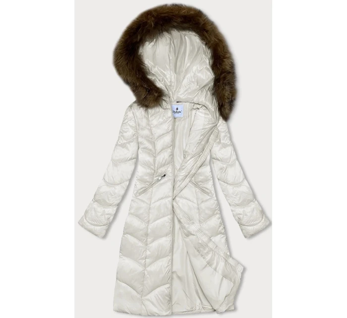 Dámská  bunda pro přechodné období  (LU-2201) ecru - Glakate