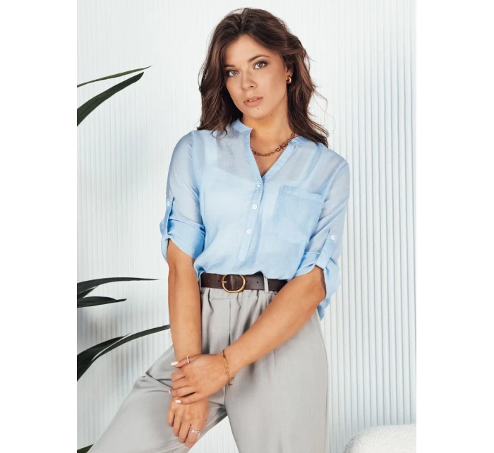 Dámská modrá košile LUNA FashionStreet RY2326