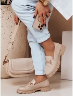 Dámské béžové mokasíny MNIMNI FashionStreet ZY0659 Dámské béžové mokasíny MNIMNI FashionStreet ZY0659