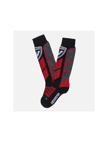 Lyžařské ponožky pro děti ROSSIGNOL JR THERMOTECH SOCKS, červené Lyžařské ponožky pro děti ROSSIGNOL JR THERMOTECH SOCKS, červené