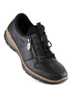 Dámská kožená nazouvací obuv W RKR609 černá - Rieker