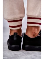 Dámské tenisky z nízkého materiálu Big Star KK274004 Černá Dámské tenisky z nízkého materiálu Big Star KK274004 Černá