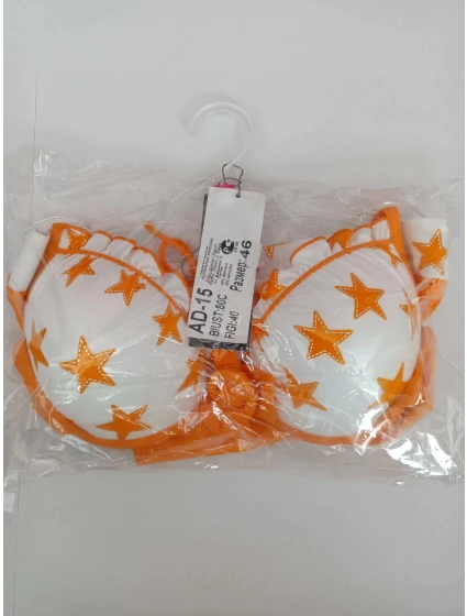 Dámské dvoudílné plavky model 18872725 oranžové - Etna Dámské dvoudílné plavky model 18872725 oranžové - Etna