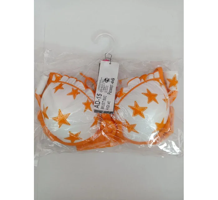 Dámské dvoudílné plavky model 18872725 oranžové - Etna Dámské dvoudílné plavky model 18872725 oranžové - Etna