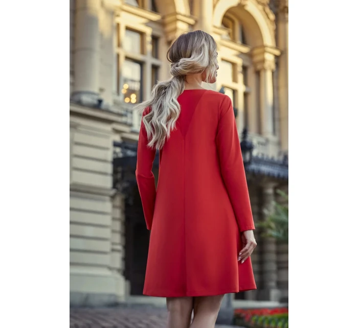 Dámské šaty model 19147451 červené - STYLOVE