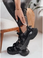 Dámské tenisky na vysoké platformě BEASTAR black FashionStreet ZY0831