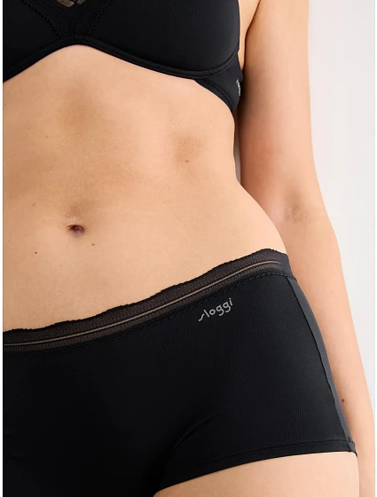 sloggi GO Blush Short 2P - Black - SLOGGI Black - SLOGGI