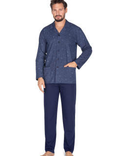 Pánské pyžamo 644 dark blue - REGINA