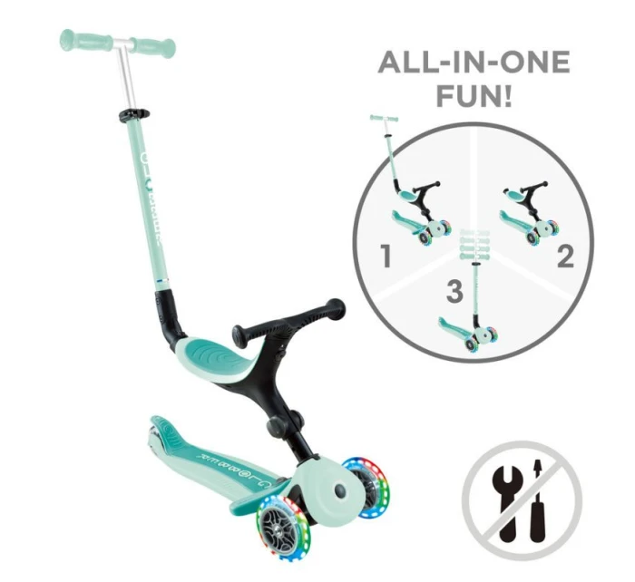 Koloběžka GO-UP ACTIVE LIGHTS se sedátkem (744-206)