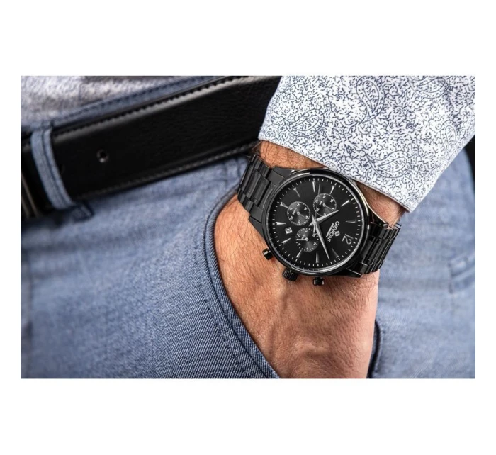 Pánské hodinky Giewont Chronograph Sapphire Black GW6310-B1 Pánské hodinky Giewont Chronograph Sapphire Black GW6310-B1