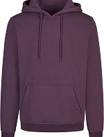 New Morning Studios NM 010 Unisex mikina s kapucí 57.0010 plum purple