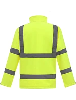 09 HiVis softshellová bunda hi vis yellow model 22501939 - Yoko