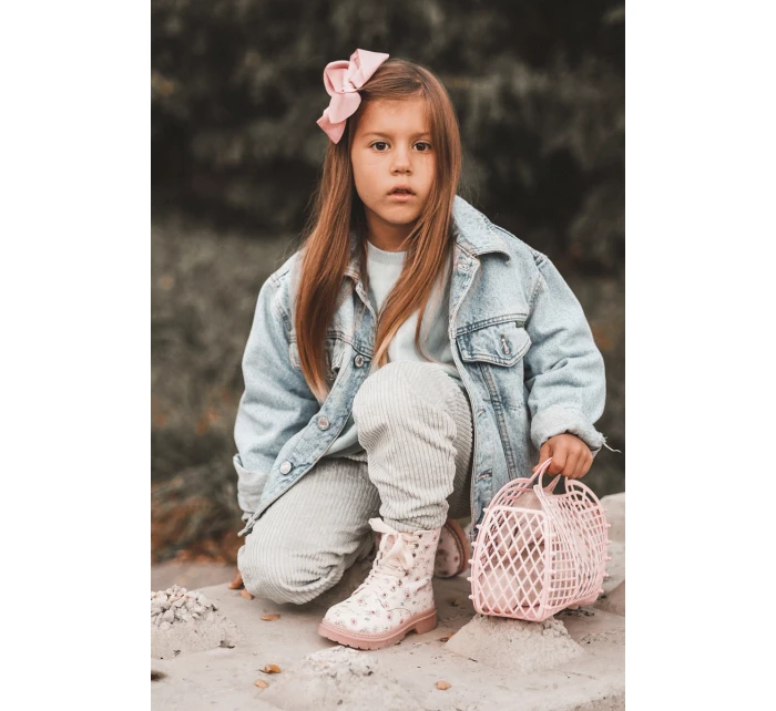 Dětské zateplené boty na zip Růžové model 21634773 - Boto Dětské zateplené boty na zip Růžové model 21634773 - Boto